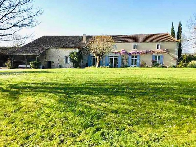 allemans du dropt-maison de caractere sainte anne-facade