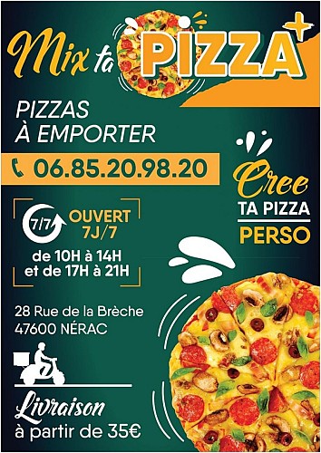 Affiche Mix Ta Pizza 2021 Néra