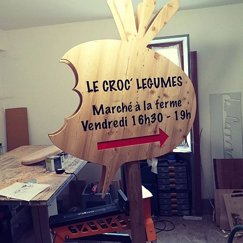 enseigne le Croq'Légumes