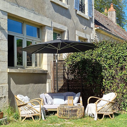 Chambres d'hôtes Au bord de Loire - salon d'été - Nièvre-Bourgogne