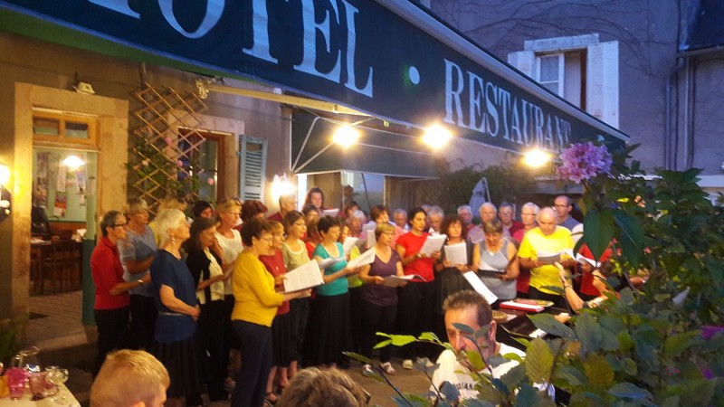 Terrasse de l'Hotel du Morvan