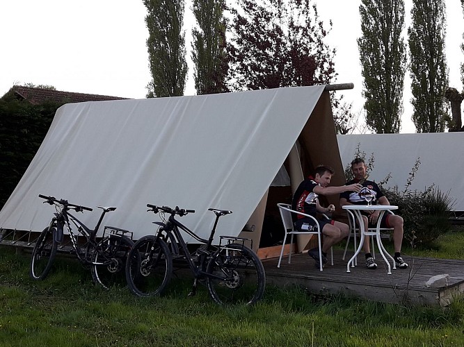 The Ferme des Epinettes campsite