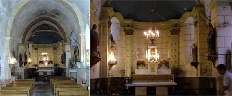 Vues de la nef et du chœur 