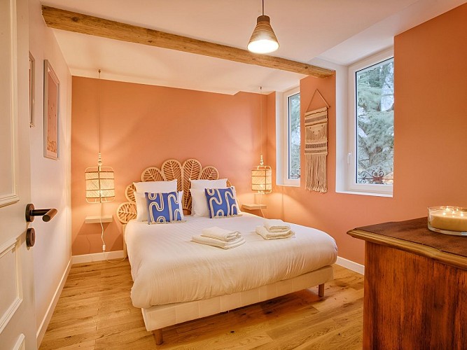 Chambre double Gîte Maison Adeli Dozulé Calvados 3