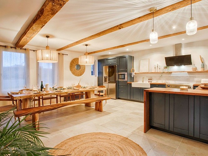 Cuisine Gîte Maison Adeli Dozulé Calvados