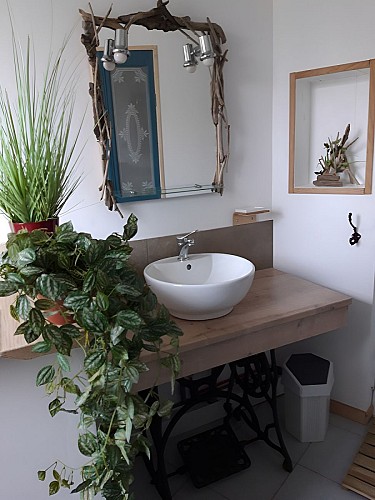 Gite Les Volets Bleus - Salle de bain