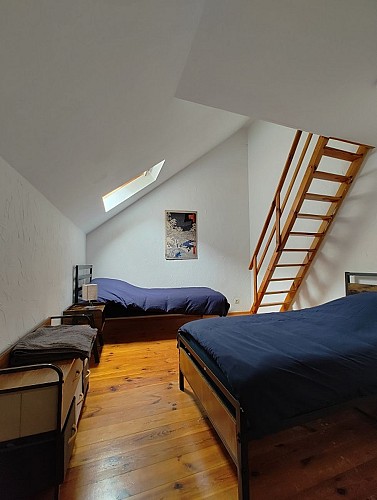 Chambre lit Simple du duplex