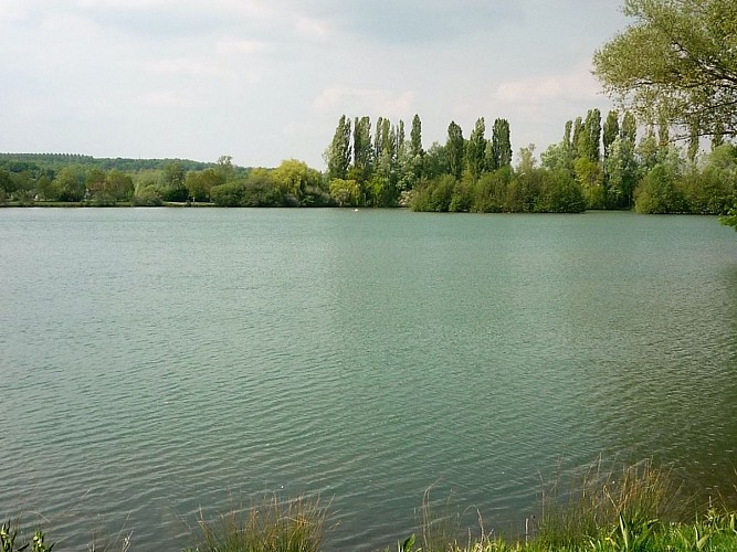 L'étang de Dangu, camping de l'Aulnaie Dangu