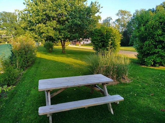 Aire privée de camping-car à la chapelle-bayvel