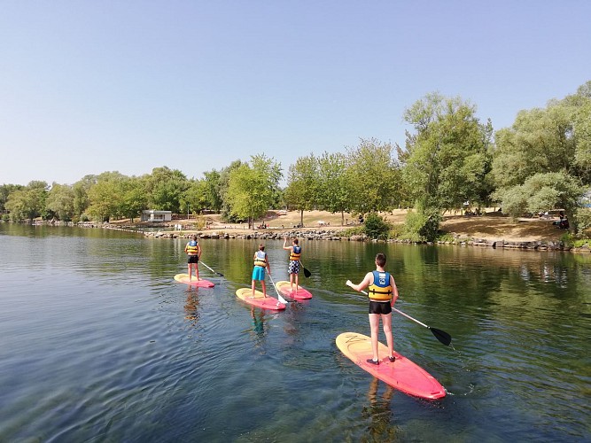 © Léry-Poses en Normandie - Parc des loisirs - Paddle