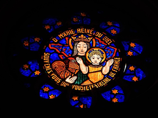 Rosace(decorchemont) vierge à l'enfant 2017@Jacques FORGET (1)