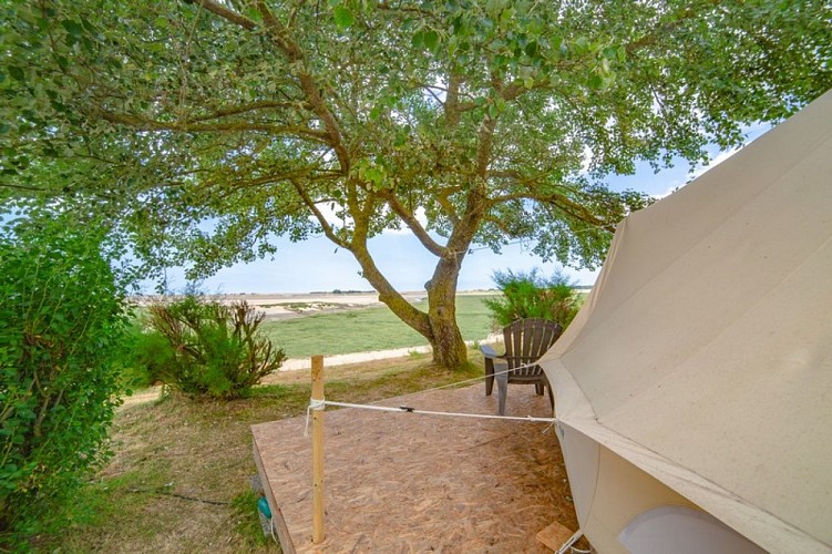 glamping au camping du havre de regneville ©JIMPROD - Coutances Tourisme