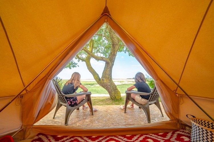 glamping au camping du havre de regneville ©JIMPROD - Coutances Tourisme