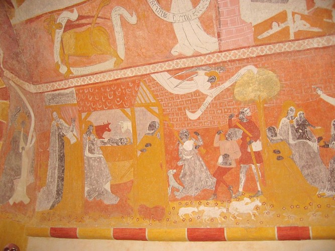 Chapelle Sainte Catherine et ses peintures murales - Jouhet