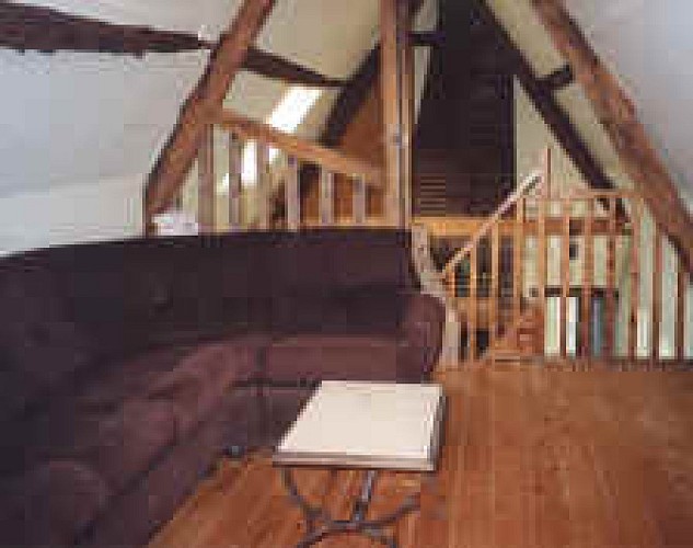 Espace convivial à l'étage