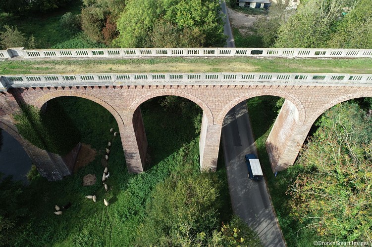 Viaduc de Touffreuville sur Eu -Chemin Vert du Petit Caux- Drones Smart Images M.BODOT