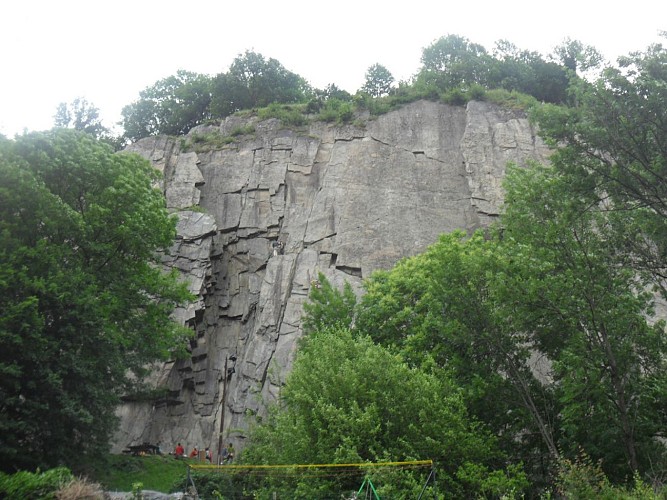 Falaise d'escalade