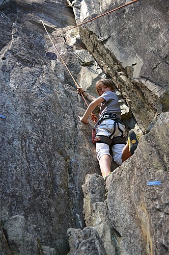 Falaise d'escalade