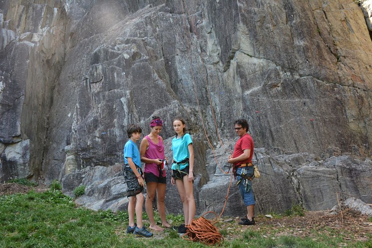 Falaise d'escalade