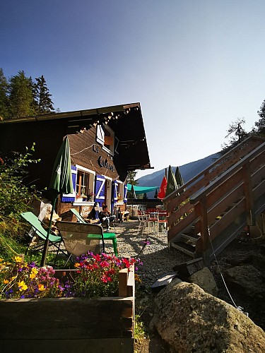 Imbiss am Bérard-Wasserfall