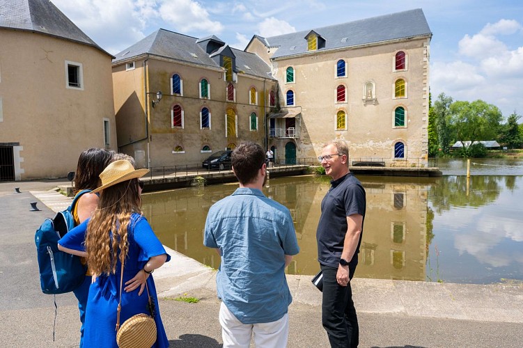 Visite guidée Malicorne - les moulins