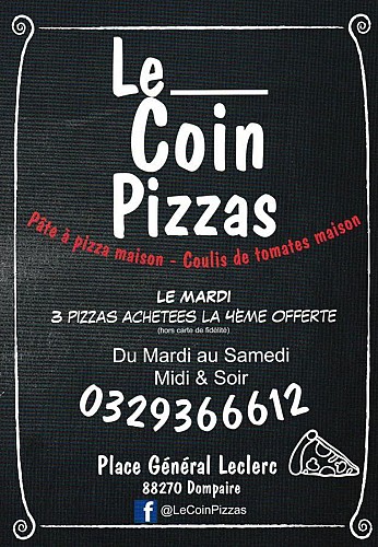 LE COIN PIZZAS