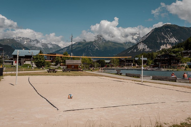 Terrain de beach volley de Courchevel 1850