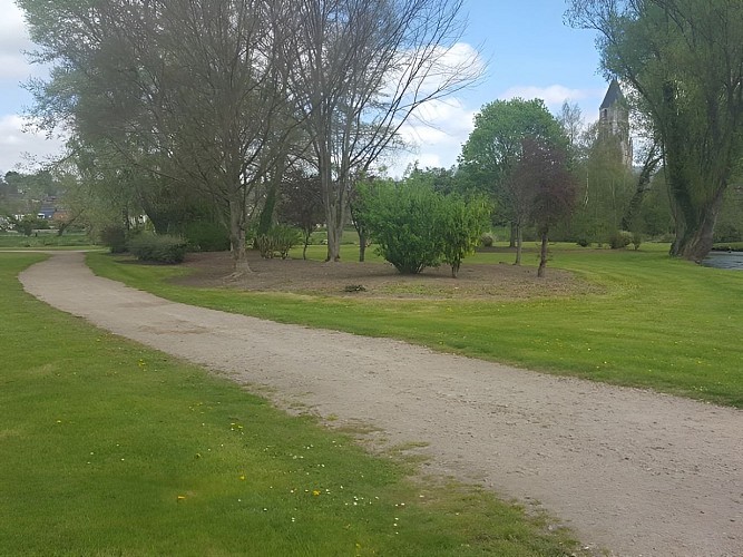 Aire camping-cars Parc des loisirs Orbec Environnement