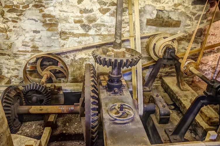L'engrenage du moulin de Marcy