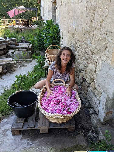 Eva Timone et ses fleurs