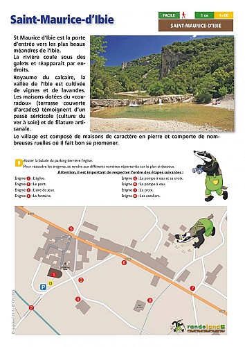 Circuit Randoland pour les enfants à St Maurice d'Ibie