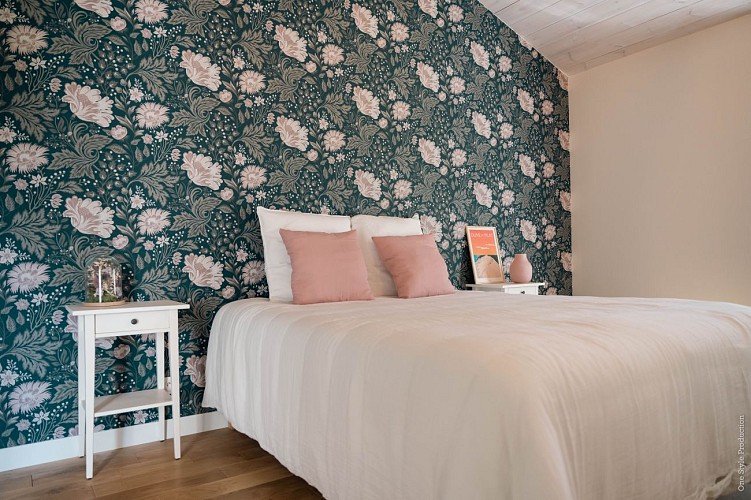 Entre chênes et pins Chambre rosée