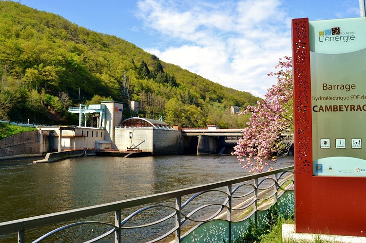 Le barrage et la Centrale hydroélectrique EDF de Cambeyrac