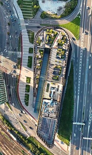 Vu de notre bâtiment 3 - Vue du haut