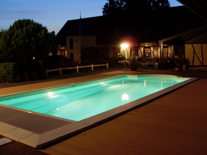 piscine nuit