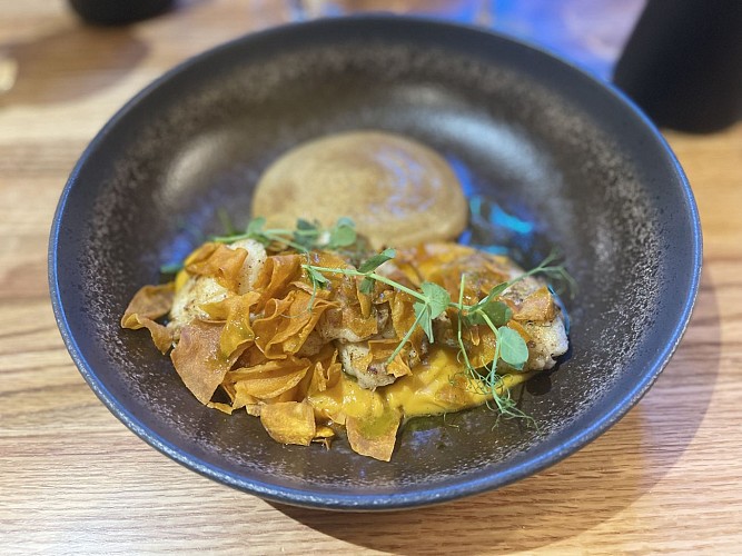 Saint jacques Cèpes