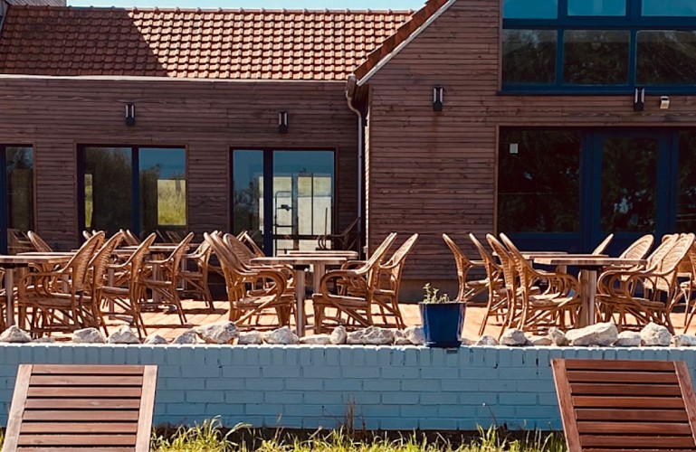 Terrasse L'escale Du Hâble