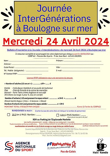 Journée Intergénérations à Boulogne sur mer