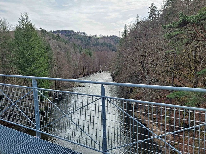 Passerelle Eiffel et le Lignon