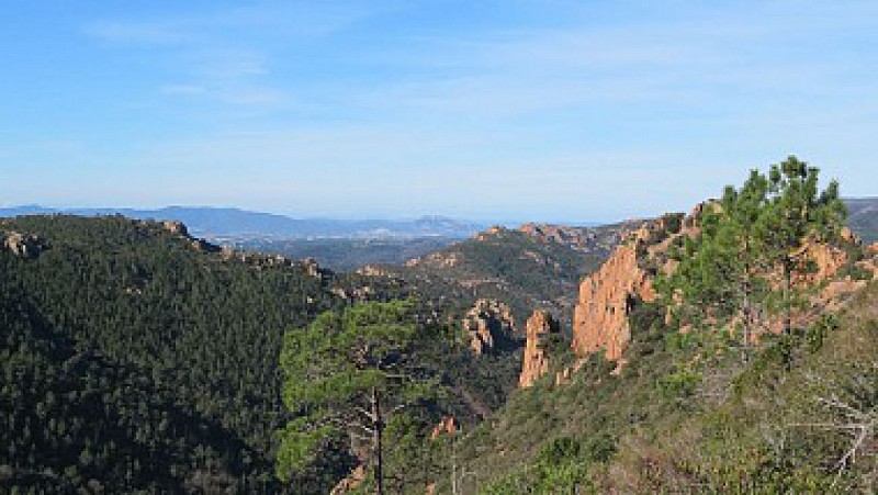 Vue Rocher de Roquebrune