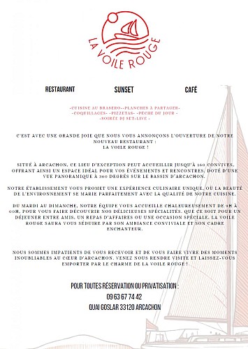 Descriptif voile rouge