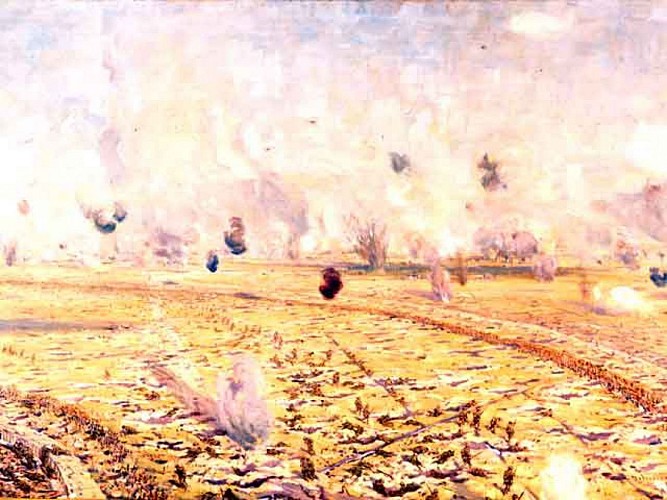 Bataille de Fromelles, Charles Wheeler, 1922-25 [AWM ART07981]