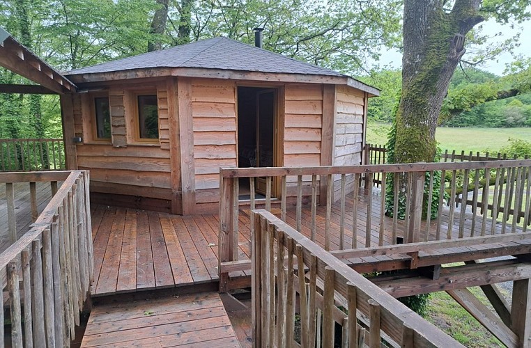 Les loges du temps | Cabane perchée dans les arbres