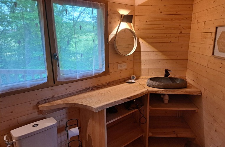 Les loges du temps | Cabane perchée dans les arbres