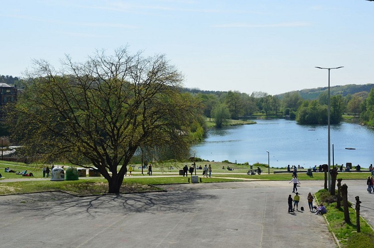 Le lac de Louvain-la-Neuve