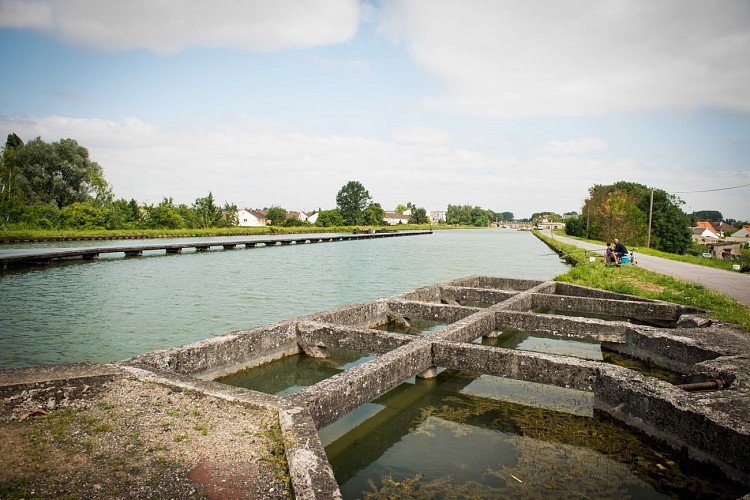 Le Canal Crozat proche du point Y