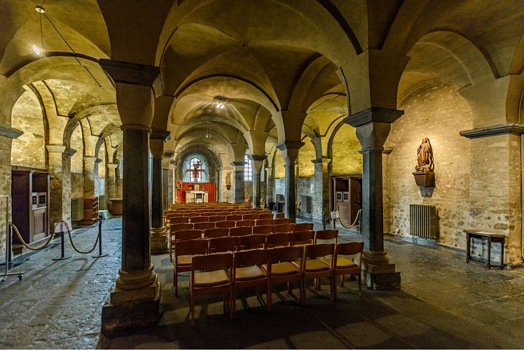 Collegiale Sainte-Gertrude crypte