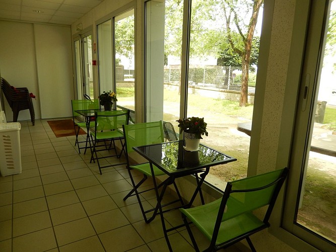 Refuge pèleriens - Lescar - veranda