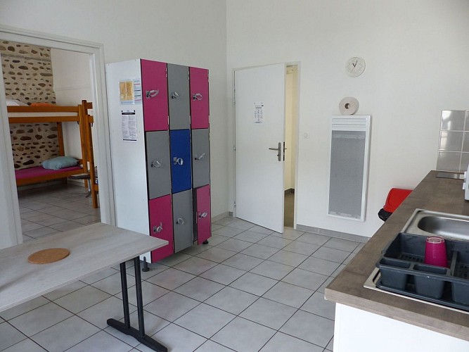 Morlaàs camping municipal hébergement pèlerins cuisine