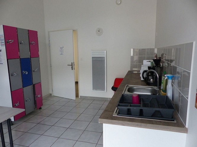 Morlaàs camping municipal hébergement pèlerins cuisine 2